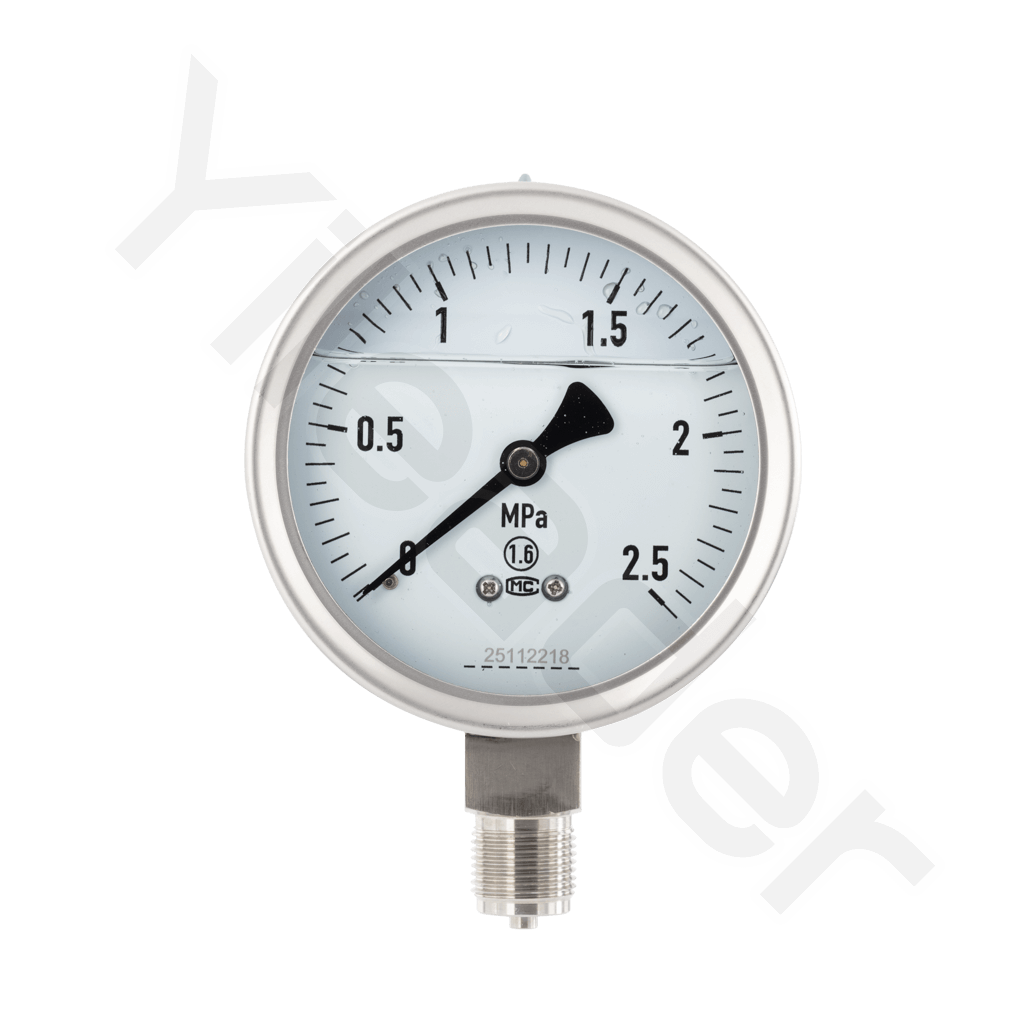 Vibration-Resistant Electrical Contact Pressure Gauge