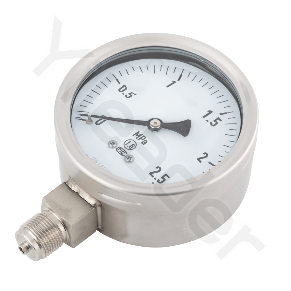Vibration-Resistant Electrical Contact Pressure Gauge