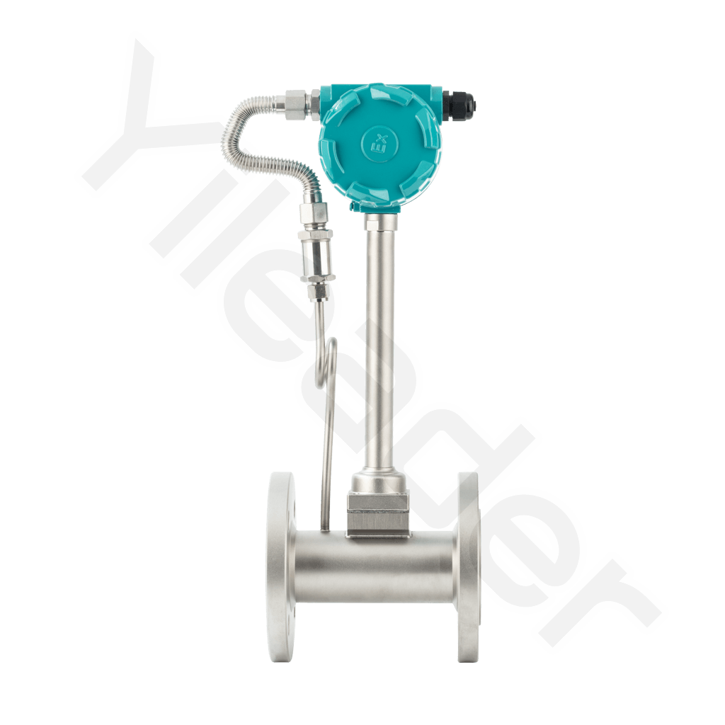Smart Vortex Flowmeter with Temperature and Pressure Compensation